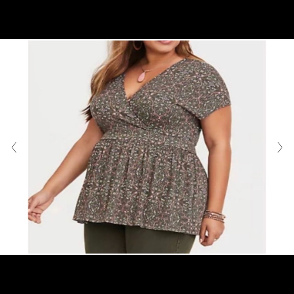 Torrid babydoll tee